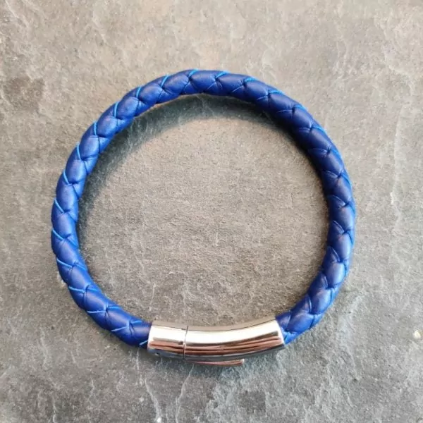 Cuir tressé - Bracelet homme – Image 4