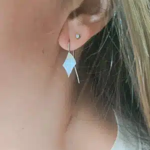 Boucles d'oreilles Solo en argent