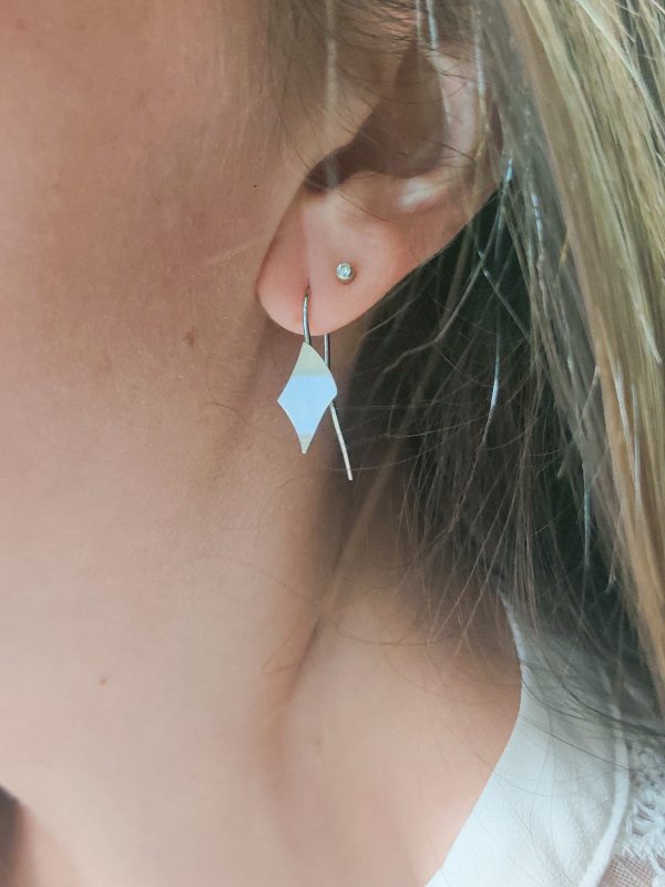 Boucles d'oreilles Solo en argent